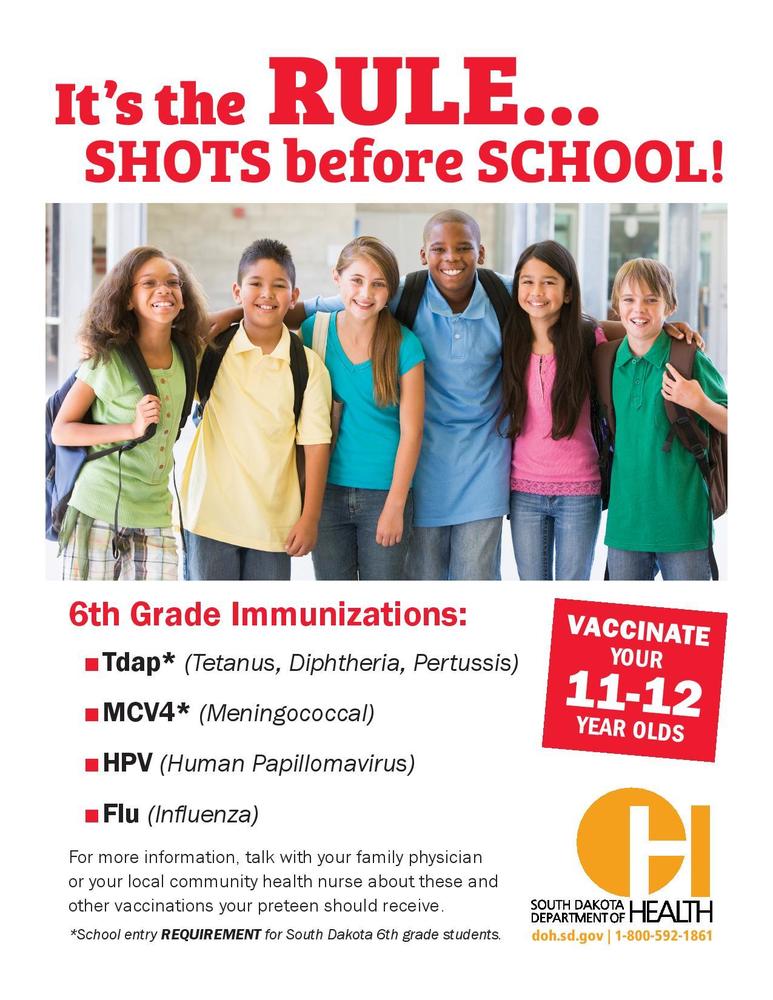 6th Grade Immunization